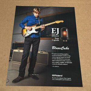 Eric Johnson - Roland AMPS - 2015 Print Advertisement